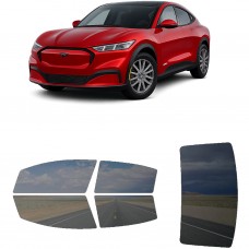 לרכב Ford Mach-E 2021 ציפוי חלונות שחורים רב פעמי סיליקון לחלונות קדמיים, אחוריים ולחלון האחורי