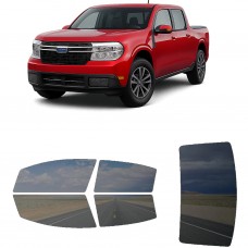 לרכב Ford Maverick Lariat 2022 ציפוי חלונות שחורים רב פעמי סיליקון לחלונות קדמיים, אחוריים ולחלון האחורי