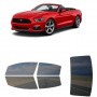 לרכב Ford Mustang 2D Conv 2015 ציפוי חלונות שחורים רב פעמי סיליקון לחלונות קדמיים, אחוריים ולחלון האחורי