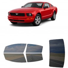 לרכב Ford Mustang 2D Cpe 2005 ציפוי חלונות שחורים רב פעמי סיליקון לחלונות קדמיים, אחוריים ולחלון האחורי