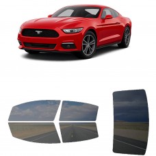 לרכב Ford Mustang 2D Cpe 2015 ציפוי חלונות שחורים רב פעמי סיליקון לחלונות קדמיים, אחוריים ולחלון האחורי