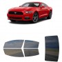 לרכב Ford Mustang 2D Cpe 2015 ציפוי חלונות שחורים רב פעמי סיליקון לחלונות קדמיים, אחוריים ולחלון האחורי