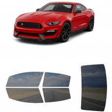 לרכב Ford Mustang Fastback Shelby GT350 2019 ציפוי חלונות שחורים רב פעמי סיליקון לחלונות קדמיים, אחוריים ולחלון האחורי