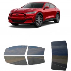 לרכב Ford Mustang Mach-E 2022 ציפוי חלונות שחורים רב פעמי סיליקון לחלונות קדמיים, אחוריים ולחלון האחורי