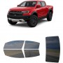 לרכב Ford Ranger Raptor Double Cab 2021 ציפוי חלונות שחורים רב פעמי סיליקון לחלונות קדמיים, אחוריים ולחלון האחורי