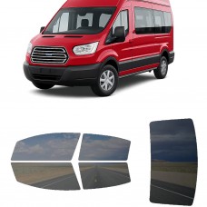 לרכב Ford Transit Passenger High Top Van 2015 ציפוי חלונות שחורים רב פעמי סיליקון לחלונות קדמיים, אחוריים ולחלון האחורי