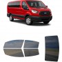 לרכב Ford Transit Passenger Low Top Van 2015 ציפוי חלונות שחורים רב פעמי סיליקון לחלונות קדמיים, אחוריים ולחלון האחורי