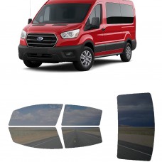 לרכב Ford Transit XLT 2020 ציפוי חלונות שחורים רב פעמי סיליקון לחלונות קדמיים, אחוריים ולחלון האחורי