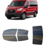 לרכב Ford Transit XLT 2020 ציפוי חלונות שחורים רב פעמי סיליקון לחלונות קדמיים, אחוריים ולחלון האחורי