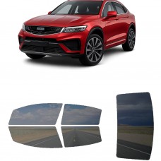 לרכב Geely Tugela 2022 ציפוי חלונות שחורים רב פעמי סיליקון לחלונות קדמיים, אחוריים ולחלון האחורי