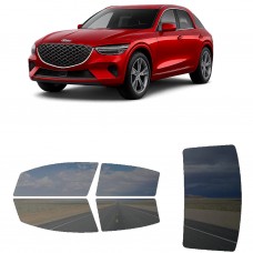 לרכב Genesis GV70 Luxury Line 2022 ציפוי חלונות שחורים רב פעמי סיליקון לחלונות קדמיים, אחוריים ולחלון האחורי