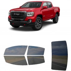 לרכב GMC Canyon AT4 2022 ציפוי חלונות שחורים רב פעמי סיליקון לחלונות קדמיים, אחוריים ולחלון האחורי