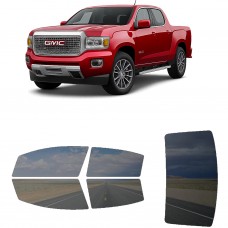 לרכב GMC Canyon Denali 2018 ציפוי חלונות שחורים רב פעמי סיליקון לחלונות קדמיים, אחוריים ולחלון האחורי