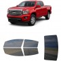 לרכב GMC Canyon SLE 2015 ציפוי חלונות שחורים רב פעמי סיליקון לחלונות קדמיים, אחוריים ולחלון האחורי