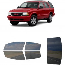 לרכב GMC Envoy 1998 ציפוי חלונות שחורים רב פעמי סיליקון לחלונות קדמיים, אחוריים ולחלון האחורי