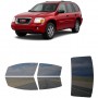 לרכב GMC Envoy 2002 ציפוי חלונות שחורים רב פעמי סיליקון לחלונות קדמיים, אחוריים ולחלון האחורי
