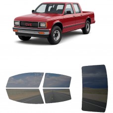 לרכב GMC S15 Crew PU 1994 ציפוי חלונות שחורים רב פעמי סיליקון לחלונות קדמיים, אחוריים ולחלון האחורי