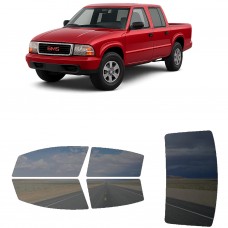 לרכב GMC S15 Crew PU 2001 ציפוי חלונות שחורים רב פעמי סיליקון לחלונות קדמיים, אחוריים ולחלון האחורי
