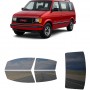 לרכב GMC Safari MVSWB 1990 ציפוי חלונות שחורים רב פעמי סיליקון לחלונות קדמיים, אחוריים ולחלון האחורי
