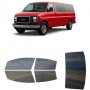 לרכב GMC Savana Extd Van 1996 ציפוי חלונות שחורים רב פעמי סיליקון לחלונות קדמיים, אחוריים ולחלון האחורי