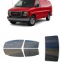 לרכב GMC Savana Van 1996 ציפוי חלונות שחורים רב פעמי סיליקון לחלונות קדמיים, אחוריים ולחלון האחורי