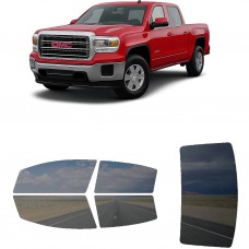 לרכב GMC Sierra 2015 ציפוי חלונות שחורים רב פעמי סיליקון לחלונות קדמיים, אחוריים ולחלון האחורי