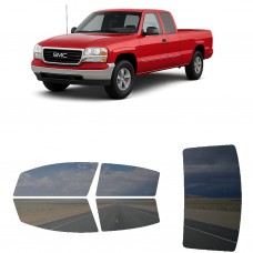 לרכב GMC Sierra Extd PU 1999 ציפוי חלונות שחורים רב פעמי סיליקון לחלונות קדמיים, אחוריים ולחלון האחורי