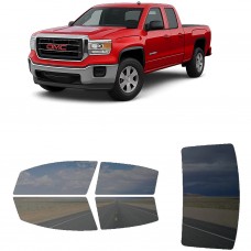 לרכב GMC Sierra Extd PU 2014 ציפוי חלונות שחורים רב פעמי סיליקון לחלונות קדמיים, אחוריים ולחלון האחורי
