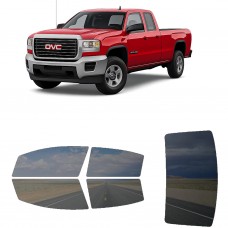 לרכב GMC Sierra HD 25003500 Extd PU 2014 ציפוי חלונות שחורים רב פעמי סיליקון לחלונות קדמיים, אחוריים ולחלון האחורי