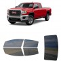 לרכב GMC Sierra HD 25003500 Extd PU 2014 ציפוי חלונות שחורים רב פעמי סיליקון לחלונות קדמיים, אחוריים ולחלון האחורי