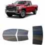 לרכב GMC Sierra HD 25003500 Extd PU 2020 ציפוי חלונות שחורים רב פעמי סיליקון לחלונות קדמיים, אחוריים ולחלון האחורי