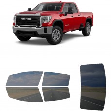 לרכב GMC Sierra Pro 2500HD 2022 ציפוי חלונות שחורים רב פעמי סיליקון לחלונות קדמיים, אחוריים ולחלון האחורי