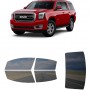 לרכב GMC Yukon 2015 ציפוי חלונות שחורים רב פעמי סיליקון לחלונות קדמיים, אחוריים ולחלון האחורי