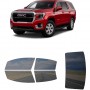 לרכב GMC Yukon SLE 2022 ציפוי חלונות שחורים רב פעמי סיליקון לחלונות קדמיים, אחוריים ולחלון האחורי