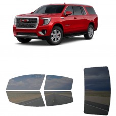 לרכב GMC YukonXL 2021 ציפוי חלונות שחורים רב פעמי סיליקון לחלונות קדמיים, אחוריים ולחלון האחורי
