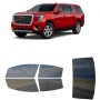 לרכב GMC YukonXL 2021 ציפוי חלונות שחורים רב פעמי סיליקון לחלונות קדמיים, אחוריים ולחלון האחורי