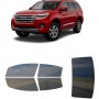 לרכב Haval H9 2021 ציפוי חלונות שחורים רב פעמי סיליקון לחלונות קדמיים, אחוריים ולחלון האחורי