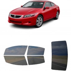 לרכב Honda Accord 2D Cpe 2008 ציפוי חלונות שחורים רב פעמי סיליקון לחלונות קדמיים, אחוריים ולחלון האחורי