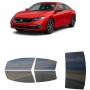 לרכב Honda Civic Coupe 2019 ציפוי חלונות שחורים רב פעמי סיליקון לחלונות קדמיים, אחוריים ולחלון האחורי