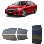 לרכב Honda Civic Sedan 2016 ציפוי חלונות שחורים רב פעמי סיליקון לחלונות קדמיים, אחוריים ולחלון האחורי