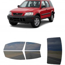 לרכב Honda CR-V 1997 ציפוי חלונות שחורים רב פעמי סיליקון לחלונות קדמיים, אחוריים ולחלון האחורי