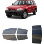 לרכב Honda CR-V 1997 ציפוי חלונות שחורים רב פעמי סיליקון לחלונות קדמיים, אחוריים ולחלון האחורי