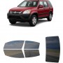 לרכב Honda CR-V 2002 ציפוי חלונות שחורים רב פעמי סיליקון לחלונות קדמיים, אחוריים ולחלון האחורי