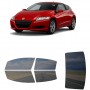 לרכב Honda CR-Z 2011 ציפוי חלונות שחורים רב פעמי סיליקון לחלונות קדמיים, אחוריים ולחלון האחורי