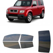 לרכב Honda Element 2003 ציפוי חלונות שחורים רב פעמי סיליקון לחלונות קדמיים, אחוריים ולחלון האחורי