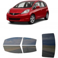 לרכב Honda Fit 2009 ציפוי חלונות שחורים רב פעמי סיליקון לחלונות קדמיים, אחוריים ולחלון האחורי