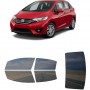 לרכב Honda Fit 2015 ציפוי חלונות שחורים רב פעמי סיליקון לחלונות קדמיים, אחוריים ולחלון האחורי