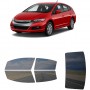 לרכב Honda Insight Hatchback 2012 ציפוי חלונות שחורים רב פעמי סיליקון לחלונות קדמיים, אחוריים ולחלון האחורי
