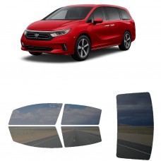 לרכב Honda Odyssey Elite 2022 ציפוי חלונות שחורים רב פעמי סיליקון לחלונות קדמיים, אחוריים ולחלון האחורי