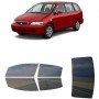לרכב Honda Odyssy 1999 ציפוי חלונות שחורים רב פעמי סיליקון לחלונות קדמיים, אחוריים ולחלון האחורי
